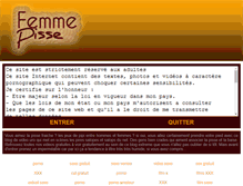 Tablet Screenshot of femme-pisse.com